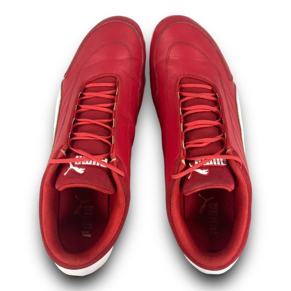 Puma Scuderia Ferrari SF Kart Cat III Sneakers 339936 01 Rossa Corsa Red Men 10 - Picture 7 of 9